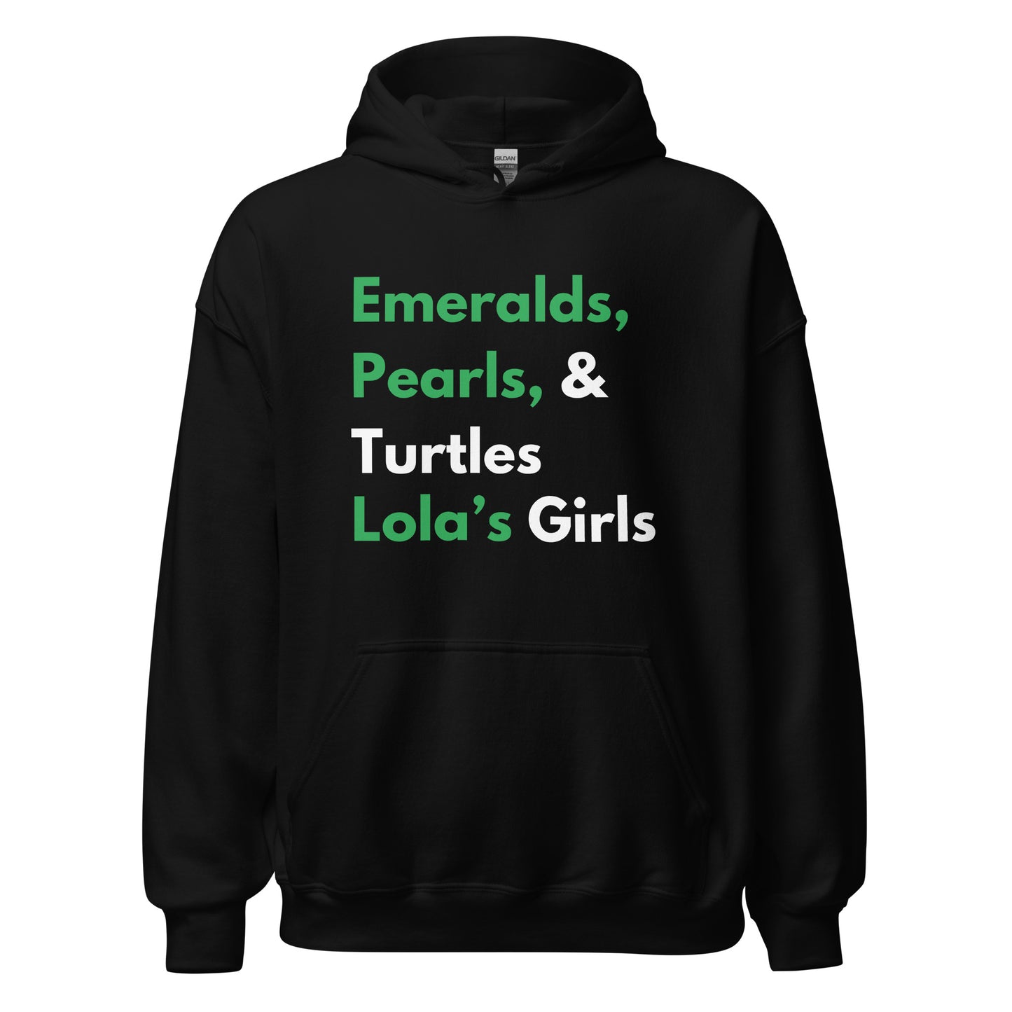 Emeralds, Pearls, and Turtles Hoodie