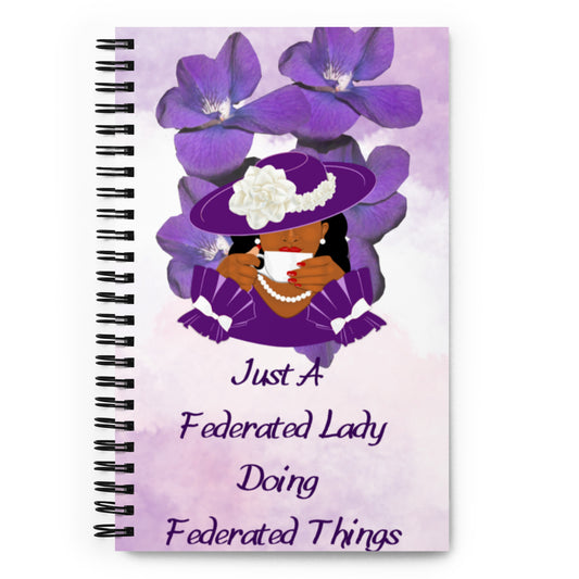 Federated Lady Notebook